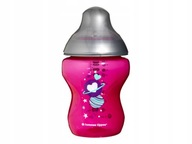 Fľaša Tommee Tippee 260ml, ružový dekor