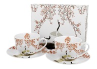 Sada 2 šálok na čaj Sakura cranes Sada 2 šálok na čaj Sakura cranes