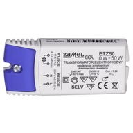 ELEKTRONICKÝ TRANSFORMÁTOR ZAMEL 0-50W ETZ50 ELEKTRONICKÝ TRANSFORMÁTOR ZAMEL 0-50W ETZ50