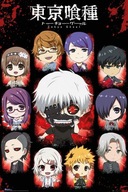 Plagát Tokyo Ghoul chibi Anime postavy 61x91,5