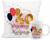 Sada hrnčekových vankúšikov k 40. narodeninám Sada hrnčekových vankúšikov k 40. narodeninám