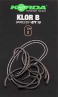 KORDA HÁČKY CLOR B BARBLESS 6 KORDA HÁČKY CLOR B BARBLESS 6