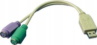 LL káblový adaptér USB 2.0 na 2x PS/2 LL káblový adaptér USB 2.0 na 2x PS/2