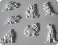 SADROVÉ ODLIATKY MYDLOVÉ FORMY DINOSAURY DINO SADROVÉ ODLIATKY MYDLOVÉ FORMY DINOSAURY DINO