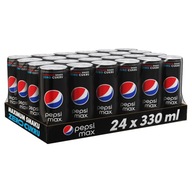 Pepsi Cola Max Sýtený nápoj bez cukru 24x 330ml