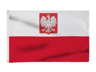 Znak poľskej vlajky 150x90 cm poľské vlajky STRONG PREMIUM vlajka