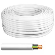 Elektrický kábel YDY 4x10 kruhový INŠTALÁCIA drôt 450/750V na meter Elektrický kábel YDY 4x10 kruhový INŠTALÁCIA drôt 450/750V na meter
