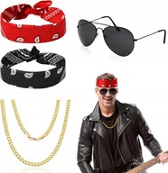 4x DOPLNKY ROCKMAN ROCK N ROLL OUTFIT DOPLNKY 80. ROKY 90. ROKY ŠATKA 4x DOPLNKY ROCKMAN ROCK N ROLL OUTFIT DOPLNKY 80. ROKY 90. ROKY ŠATKA