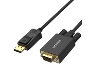 DisplayPort -> kábel VGA 1,8 m 1080p Unitek Y-5118F DisplayPort -> kábel VGA 1,8 m 1080p Unitek Y-5118F