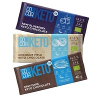 KETO čokoládová MCT surová darčeková súprava bez cukru KETO čokoládová MCT surová darčeková súprava bez cukru