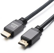 Kábel HDMI 2.1 PREMIUM ULTRA High Speed ​​​​8K 60HZ 1m