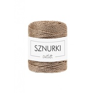 SARES Outlet Cotton String 3 Mly 3 mm 50 m kovové šampanské SARES Outlet Cotton String 3 Mly 3 mm 50 m kovové šampanské