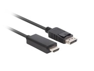 Lanberg DisplayPort (M) V1.1 - HDMI (M) adaptérový kábel 5m čierny