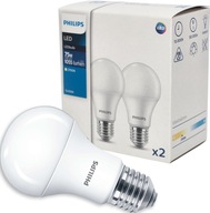 2x LED žiarovka E27 A60 10W 2700K 1055lm PHILIPS