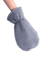 slay hrubé froté rukavice teplé šedé