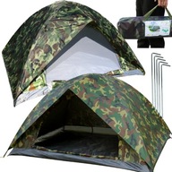 Maskovací stan pre 2 osoby s turistickým trópom Maskovací stan pre 2 osoby s turistickým trópom