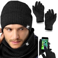Pánsky SET ČIAPKA + SUKŇA + RUKAVICE zimné S Pánsky SET ČIAPKA + SUKŇA + RUKAVICE zimné S
