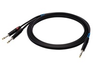 SSQ JSJM2 Jack 6,3 mm - 2 x Jack 6,3 mm kábel 2 m