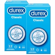 DUREX CLASSIC klasické kondómy 24 ks PL
