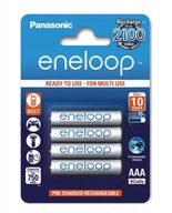Batérie Panasonic Eneloop AAA, 4 ks.