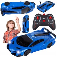 RC AUTO NA DIAĽKOVÉ OVLÁDANIE S DIAĽKOVÝM OVLÁDANÍM JAZDA NA STENE + SVETLÁ RC AUTO NA DIAĽKOVÉ OVLÁDANIE S DIAĽKOVÝM OVLÁDANÍM JAZDA NA STENE + SVETLÁ