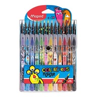 Sada Maped Monster 5 farebných ceruziek + fixky