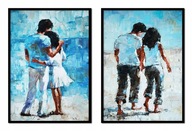 OBRAZOVÉ PLAGÁTY V RÁME 33x43cm Diptych Couple P1723 OBRAZOVÉ PLAGÁTY V RÁME 33x43cm Diptych Couple P1723