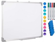 Magnetická biela tabuľa na magnety stierateľná za sucha 40x60 cm ZADARMO Magnetická biela tabuľa na magnety stierateľná za sucha 40x60 cm ZADARMO