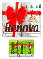 Vianočný toaletný papier Renova 4 ks + zdarma