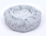 Huňatá chlpatá posteľ 60 pouf vankúš pre psa Huňatá chlpatá posteľ 60 pouf vankúš pre psa