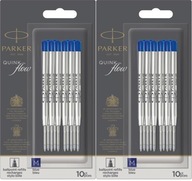 Parker Quinkflow M náplň do pera MODRÁ 10 KS x 2 Parker Quinkflow M náplň do pera MODRÁ 10 KS x 2