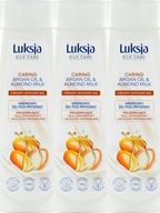 LUKSJA KRÉMOVÝ SPRCHOVÝ GÉL 500ML ARGAN x3