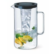 SIMAX SKLENENÁ KONVIČKA S ĽADOVOU VLOŽKOU A NÁPOJOM, ČIERNA 2,5L SIMAX SKLENENÁ KONVIČKA S ĽADOVOU VLOŽKOU A NÁPOJOM, ČIERNA 2,5L