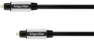 Optický audio kábel TOSLINK KrugerMatz 1,5m Optický audio kábel TOSLINK KrugerMatz 1,5m