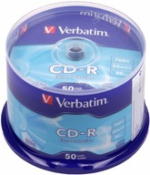 Disky VERBATIM CD-R 700MB EXTRA PROTECTION 50 ks. Disky VERBATIM CD-R 700MB EXTRA PROTECTION 50 ks.