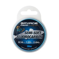 Polomäkké fluórkarbónové vedenie 30M 0,32MM 5,51KG 12,14LB Savage Gear Polomäkké fluórkarbónové vedenie 30M 0,32MM 5,51KG 12,14LB Savage Gear