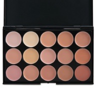 Krémové korektory na tvár, paleta 15 odtieňov Z2 Krémové korektory na tvár, paleta 15 odtieňov Z2