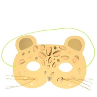 Meri Meri blahoželanie 3D maska leoparda Meri Meri blahoželanie 3D maska leoparda