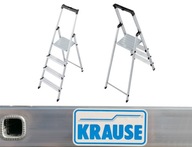 Hliníkový domáci rebrík Krause Solidy, 4 stupne Hliníkový domáci rebrík Krause Solidy, 4 stupne