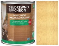 OCHRANNÝ LAK NA DREVO 2V1 0,75L ČÍR OCHRANNÝ LAK NA DREVO 2V1 0,75L ČÍR