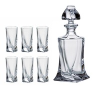 SET KARAFA A OKULIAROV QUADRO VODKA SET KARAFA A OKULIAROV QUADRO VODKA