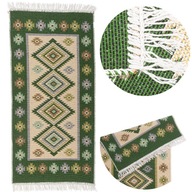 Koberec Kilim, tkaný, obojstranný vzor, 60x120, zelený Koberec Kilim, tkaný, obojstranný vzor, 60x120, zelený