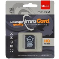 8GB pamäťová karta Imro micro-SDHC CL10 SD ADAPTER