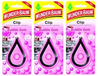 WUNDER BAUM CLIP BUBBLE GUMOVÁ VÔŇA DO AUTA WUNDER BAUM CLIP BUBBLE GUMOVÁ VÔŇA DO AUTA