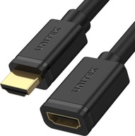 Unitek HDMI kábel HDMI 2m čierny (YC165K) Unitek HDMI kábel HDMI 2m čierny (YC165K)
