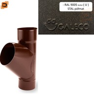 Tričko Galeco oceľ 90 mm čierna 9005 polomatná