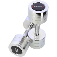 Činky 2x9KG HMS CHROME WEIGHTS Činky Činky 2x9KG HMS CHROME WEIGHTS Činky