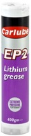 Carlube EP2 LITHIUM GREASE XGE400 kartuša 400g +120C Carlube EP2 LITHIUM GREASE XGE400 kartuša 400g +120C