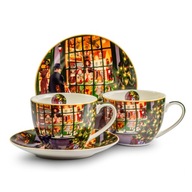DUO CHRISTMAS SHOP šálky a podšálky 2x280ml DUO CHRISTMAS SHOP šálky a podšálky 2x280ml
