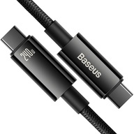 BASEUS SILNÝ KÁBEL USB-C RÝCHLE NABÍJANIE KÁBEL TYPU C 240 W PD 3.1 QC 1M BASEUS SILNÝ KÁBEL USB-C RÝCHLE NABÍJANIE KÁBEL TYPU C 240 W PD 3.1 QC 1M